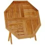 Mesa de jardín plegable madera maciza de acacia Ø110x75 cm de vidaXL, Mesas de jardín - Ref: Foro24-4004911, Precio: 151,52 €...