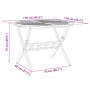 Mesa de jardín plegable madera maciza de acacia Ø110x75 cm de vidaXL, Mesas de jardín - Ref: Foro24-4004911, Precio: 154,49 €...