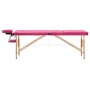 Camilla de masaje plegable 3 zonas madera rosa de vidaXL, Mesas de masaje - Ref: Foro24-110188, Precio: 194,51 €, Descuento: %