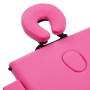 Camilla de masaje plegable 3 zonas madera rosa de vidaXL, Mesas de masaje - Ref: Foro24-110188, Precio: 194,51 €, Descuento: %