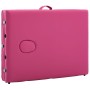 Camilla de masaje plegable 3 zonas madera rosa de vidaXL, Mesas de masaje - Ref: Foro24-110188, Precio: 194,51 €, Descuento: %