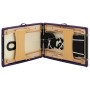 Camilla de masaje plegable 2 zonas madera negro de vidaXL, Mesas de masaje - Ref: Foro24-110207, Precio: 171,94 €, Descuento: %