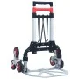 Silver aluminum folding transport cart 70 kg by vidaXL, Stairs on wheels - Ref: Foro24-146445, Price: 103,82 €, Discount: %