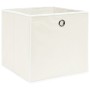 Cajas de almacenaje 10 uds tela blanco 32x32x32 cm de vidaXL, Cestas para almacenaje - Ref: Foro24-288351, Precio: 52,10 €, D...