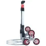 Silver aluminum folding transport cart 70 kg by vidaXL, Stairs on wheels - Ref: Foro24-146445, Price: 103,82 €, Discount: %