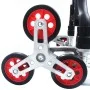 Silver aluminum folding transport cart 70 kg by vidaXL, Stairs on wheels - Ref: Foro24-146445, Price: 103,82 €, Discount: %