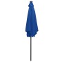 Sombrilla con luces LED y palo de aluminio azul azure 300 cm de vidaXL, Sombrillas - Ref: Foro24-47367, Precio: 108,73 €, Des...