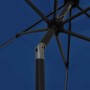 Sombrilla con luces LED y palo de aluminio azul azure 300 cm de vidaXL, Sombrillas - Ref: Foro24-47367, Precio: 108,73 €, Des...