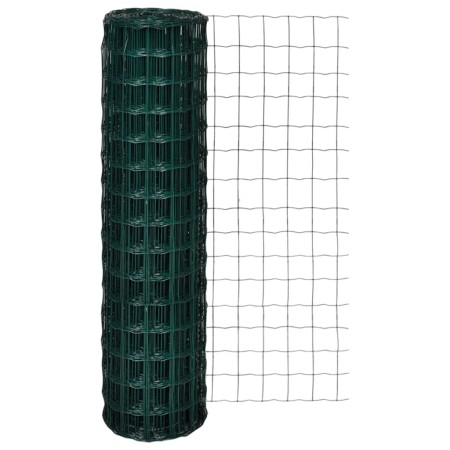 Set de euro valla acero verde 10x1,5 m de vidaXL, Paneles de vallas - Ref: Foro24-140575, Precio: 48,38 €, Descuento: %