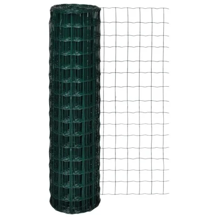 Set de euro valla acero verde 10x1,5 m by vidaXL, fence panels - Ref: Foro24-140575, Price: 49,40 €, Discount: %