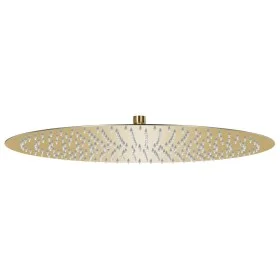 Cabezal de ducha redondo efecto lluvia acero inox dorado 50 cm by vidaXL, shower heads - Ref: Foro24-147707, Price: 69,45 €, ...