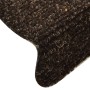 Alfombrilla autoadhesiva de escalera 10 uds 56x17x3cm marrón de vidaXL, Alfombrillas para escalones - Ref: Foro24-149687, Pre...