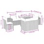 Set de muebles de jardín 9 pzas y cojines ratán sintético gris de vidaXL, Conjuntos de jardín - Ref: Foro24-3272733, Precio: ...