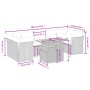 Set de sofás de jardín 8 pzas y cojines ratán sintético gris de vidaXL, Conjuntos de jardín - Ref: Foro24-3270703, Precio: 52...