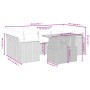 Set de sofás de jardín 7 piezas con cojines ratán PE gris de vidaXL, Conjuntos de jardín - Ref: Foro24-3271214, Precio: 458,4...