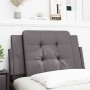 Cabecero de cama acolchado cuero sintético gris 80 cm de vidaXL, Cabeceros y pies de cama - Ref: Foro24-374832, Precio: 28,47...