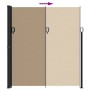 Toldo lateral retráctil gris taupe 220x500 cm de vidaXL, Sombrillas - Ref: Foro24-4004484, Precio: 143,08 €, Descuento: %