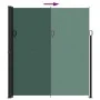 Toldo lateral retráctil verde oscuro 220x300 cm de vidaXL, Sombrillas - Ref: Foro24-4004380, Precio: 121,59 €, Descuento: %