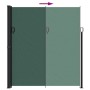 Toldo lateral retráctil verde oscuro 220x300 cm de vidaXL, Sombrillas - Ref: Foro24-4004380, Precio: 124,23 €, Descuento: %