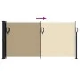 Toldo lateral retráctil beige 100x300 cm de vidaXL, Sombrillas - Ref: Foro24-4004270, Precio: 76,65 €, Descuento: %