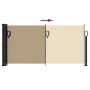 Toldo lateral retráctil beige 100x300 cm de vidaXL, Sombrillas - Ref: Foro24-4004270, Precio: 78,57 €, Descuento: %