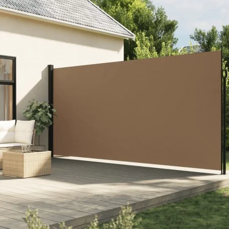Toldo lateral retráctil gris taupe 220x600 cm de vidaXL, Sombrillas - Ref: Foro24-4004574, Precio: 133,56 €, Descuento: %