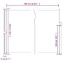 Toldo lateral retráctil gris taupe 180x300 cm de vidaXL, Sombrillas - Ref: Foro24-4004349, Precio: 112,75 €, Descuento: %