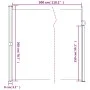 Toldo lateral retráctil blanco 200x300 cm de vidaXL, Sombrillas - Ref: Foro24-4004361, Precio: 114,84 €, Descuento: %