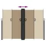 Toldo lateral retráctil gris taupe 180x1200 cm de vidaXL, Sombrillas - Ref: Foro24-4004844, Precio: 156,05 €, Descuento: %