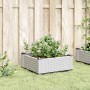 Jardinera con clavijas PP blanco 42,5x42,5x28,5 cm de vidaXL, Maceteros y jardineras - Ref: Foro24-368005, Precio: 23,69 €, D...