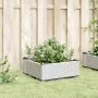 Jardinera con clavijas PP blanco 42,5x42,5x28,5 cm by vidaXL, Pots and planters - Ref: Foro24-368005, Price: 18,92 €, Discoun...