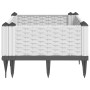 Jardinera con clavijas PP blanco 42,5x42,5x28,5 cm de vidaXL, Maceteros y jardineras - Ref: Foro24-368005, Precio: 23,69 €, D...
