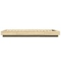 Estructura cama con luces LED madera roble Sonoma 75x190 cm de vidaXL, Camas y somieres - Ref: Foro24-3281156, Precio: 139,59...