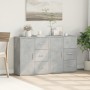 Aparador de madera ingeniería 2 uds gris hormigón 60x31x70 cm de vidaXL, Aparadores - Ref: Foro24-3276556, Precio: 152,96 €, ...
