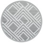 Alfombra de exterior ARAKIL gris Ø120 cm PP de vidaXL, Protectores para exterior - Ref: Foro24-368568, Precio: 22,69 €, Descu...