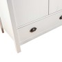 Armario de 2 puertas Hill madera maciza pino blanco 89x50x170cm de vidaXL, Armarios roperos - Ref: Foro24-288950, Precio: 235...