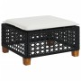 Set de sofás de jardín 6 piezas y cojines ratán sintético negro de vidaXL, Conjuntos de jardín - Ref: Foro24-3261950, Precio:...