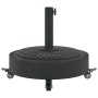 Base sombrilla redonda ruedas para mástiles Ø38 / 48 mm 27 kg de vidaXL, Bases para sombrillas - Ref: Foro24-4007982, Precio:...