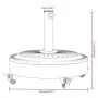 Base sombrilla redonda ruedas para mástiles Ø38 / 48 mm 27 kg de vidaXL, Bases para sombrillas - Ref: Foro24-4007982, Precio:...
