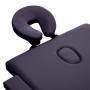 Camilla de masaje plegable 2 zonas aluminio morado de vidaXL, Mesas de masaje - Ref: Foro24-110195, Precio: 174,58 €, Descuen...
