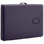 Camilla de masaje plegable 2 zonas aluminio morado de vidaXL, Mesas de masaje - Ref: Foro24-110195, Precio: 174,58 €, Descuen...