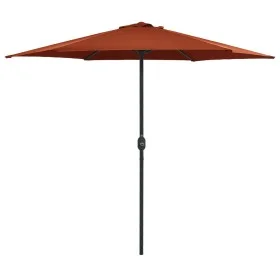 Sombrilla de jardín con palo de aluminio terracota 270x246 cm by vidaXL, Umbrellas - Ref: Foro24-47349, Price: 67,46 €, Disco...