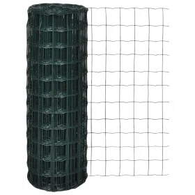 Set de euro valla acero verde 25x0,8 m de vidaXL, Paneles de vallas - Ref: Foro24-140590, Precio: 64,38 €, Descuento: %