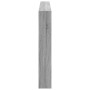 Cabecero de cama con luz LED gris Sonoma 200x17x102 cm de vidaXL, Cabeceros y pies de cama - Ref: Foro24-839222, Precio: 110,...
