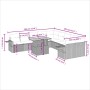 Set de sofás de jardín 11 pzas y cojines ratán sintético gris de vidaXL, Conjuntos de jardín - Ref: Foro24-3271949, Precio: 6...