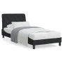 Cama con colchón terciopelo negro 80x200 cm de vidaXL, Camas y somieres - Ref: Foro24-3208624, Precio: 244,53 €, Descuento: %