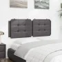 Gepolstertes Bettkopfteil aus grauem Kunstleder, 140 cm von vidaXL, Kopf- und Fußteile - Ref: Foro24-374862, Preis: 41,85 €, ...
