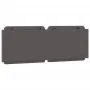 Gray synthetic leather padded bed headboard 140 cm by vidaXL, Headboards and footboards - Ref: Foro24-374862, Price: 41,85 €,...