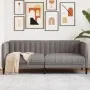 Sofá de 2 plazas tela gris taupe de vidaXL, Sofás - Ref: Foro24-372609, Precio: 222,28 €, Descuento: %