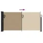 Toldo lateral retráctil gris taupe 100x300 cm de vidaXL, Sombrillas - Ref: Foro24-4004274, Precio: 82,86 €, Descuento: %